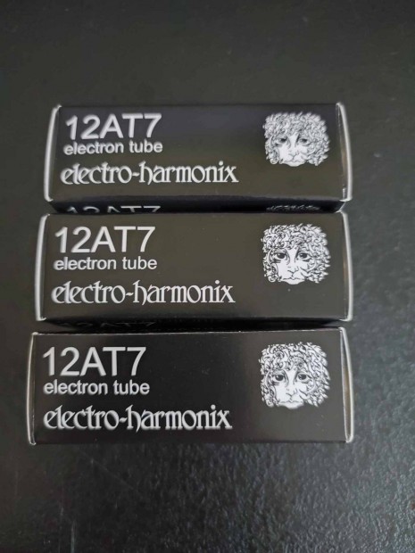 3 db Elektro-Harmonix 12AT7 ECC81 elektroncs, bemrt, jak