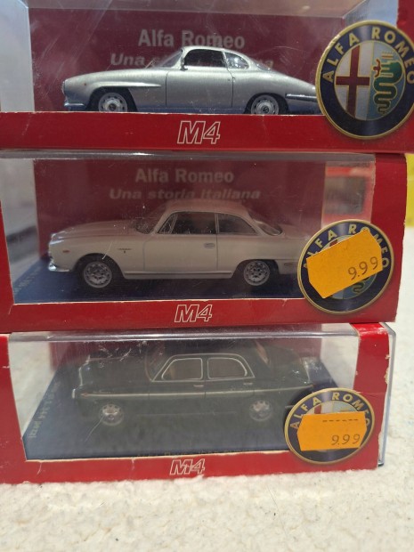 3 db M4 Alfa Romeo Giulietta,2600 ,1900  1:43