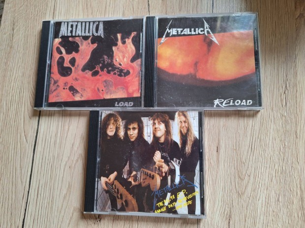 3 db Metallica CD egyben! Load / Reload /The $5.98 EP Garage Days Re-V