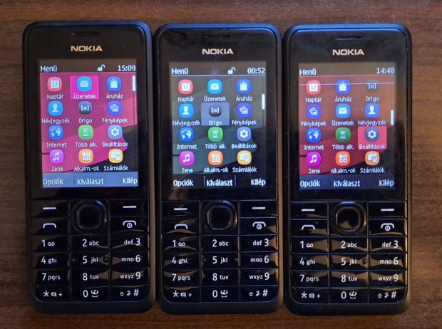 3 db Nokia 301.1 RM-840 mobiltelefon (T-Mobile)