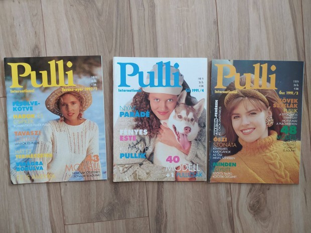 3 db Pulli magazin 1992, 1991