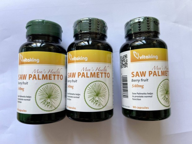 3 db Vitaking SAW Palmetto - Frfi vitamin 450 mg