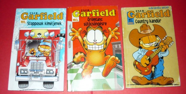 3 db Zseb Garfield: Country kandr / Stopposok kmljenek / rmtnc