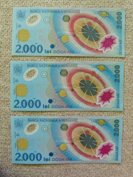 3 db. 2000 Lejes (2000.)