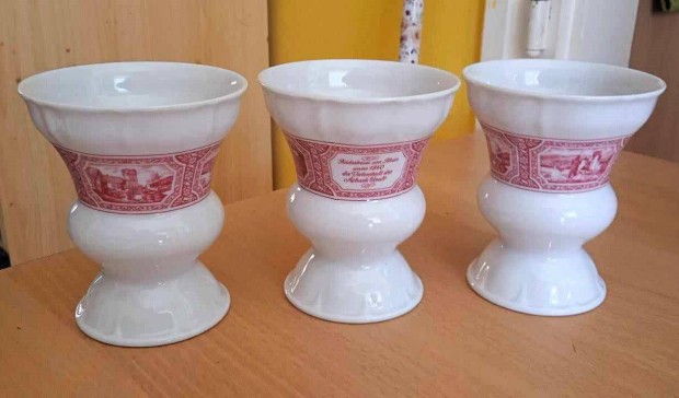 3 db. gynyr Villeroy  Boch Heinrich porceln kupa