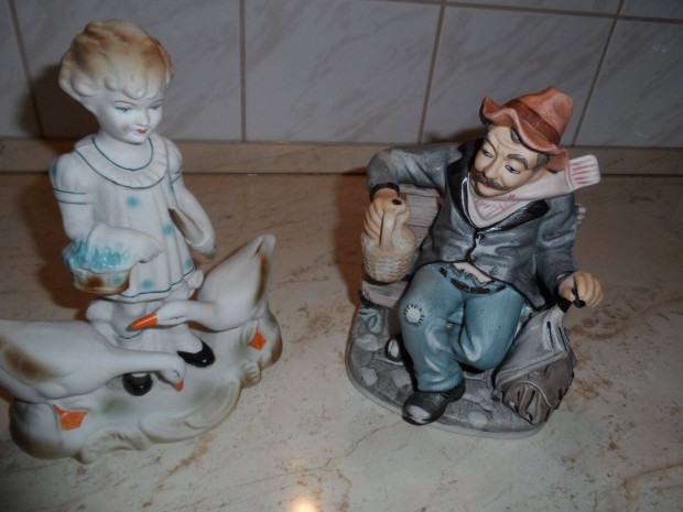 3 db biszkvit porceln figurlis szobor