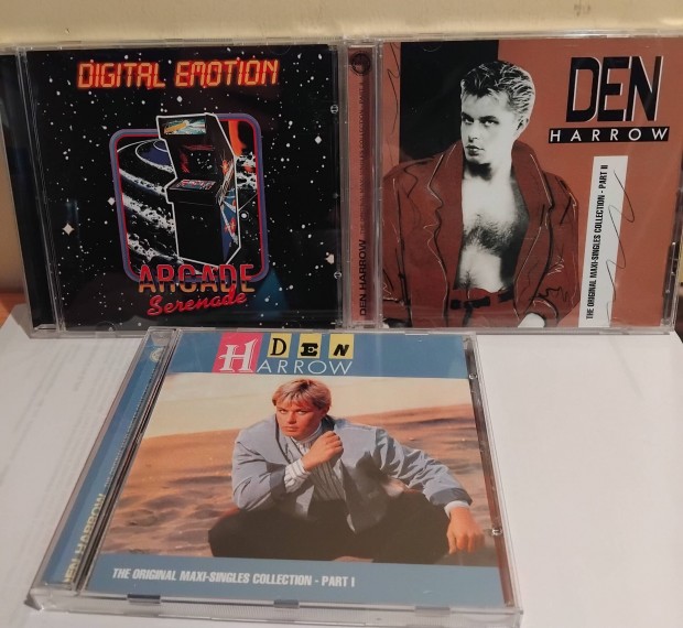 3 db cd Digital Emotion,Den Harrow Part 1, 2 