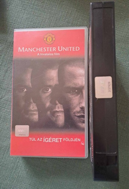 3 db focis VHS: Manchester United, Chelsea, Vasas