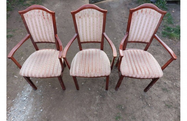 3 db haszn�lt karos sz�k, Egyben: 10.000 ft