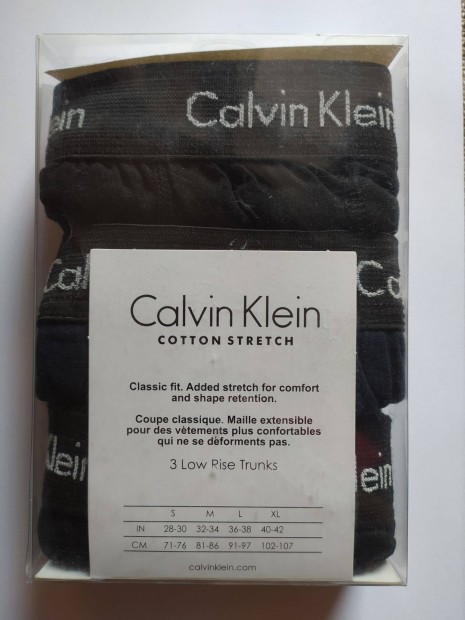 3 db igazi Calvin Klein boxer egy dobozban (M mret)