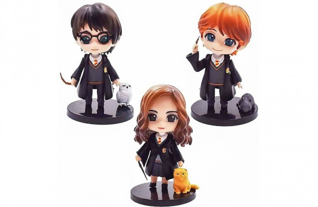 3 db-os Harry Potter figura szett