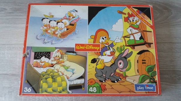 3 db-os Playtime Walt Disney Donald kacss puzzle / kirak