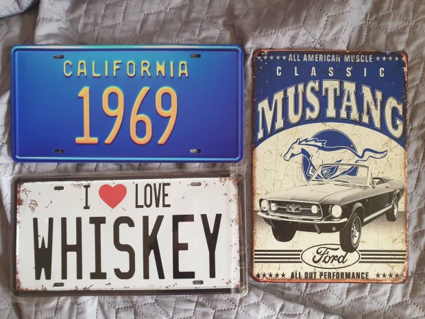 3 db.retr vintage fm tbla kp Mustang Usa Whiskey