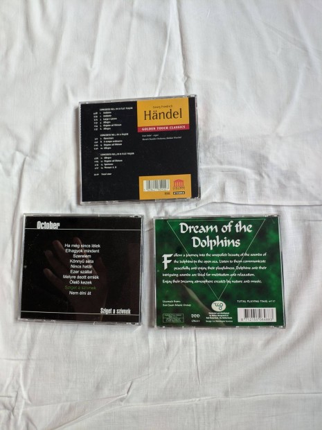 3 db zenei CD, vegyes