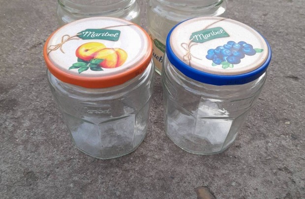 3 decis lekváros üvegek