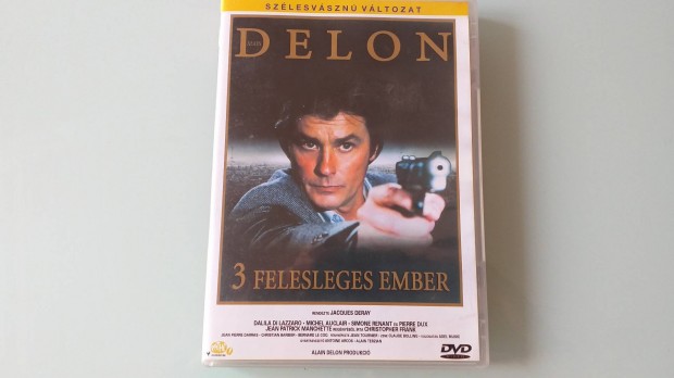 3 felesleges ember krimi DVD-Alain Delon