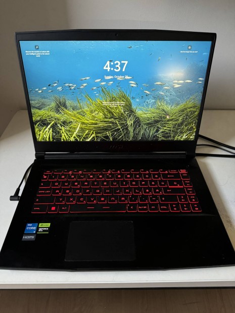 3 hnapos MSI Gaming laptop Rtx 3050