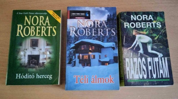 3 ktet Nora Roberts Tli lmok / Rzs futam / Hdt herceg