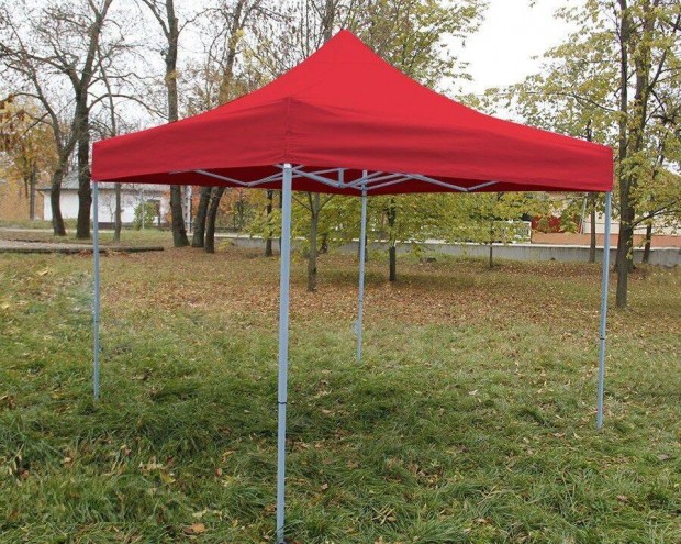 3 x 3 mteres Alap minsg Mobilstor Oldalfal nlkl (Piros)