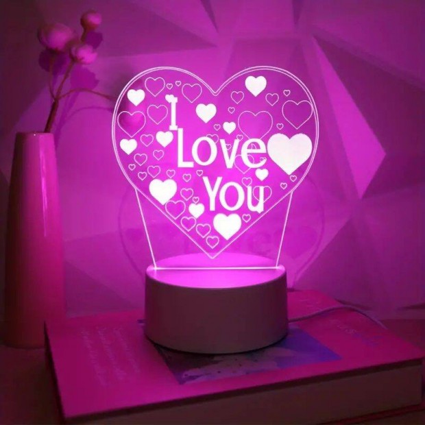 3d led lmpa Pink Love