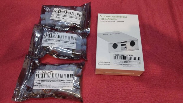 3db 2es POE Splitter, 1db 3as POE Splitter,