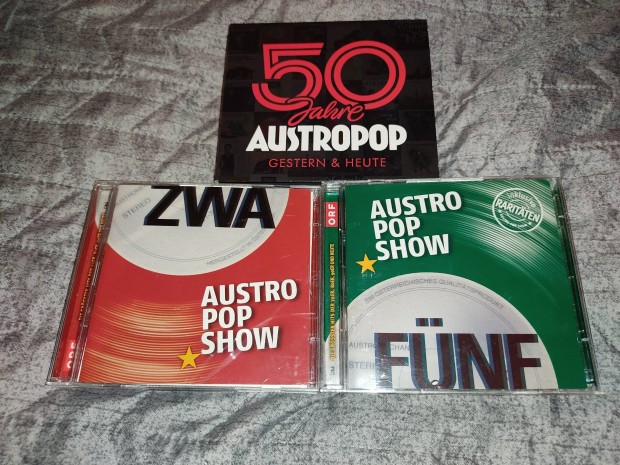 3db Austro Pop CD (6 lemez) egyben (Falco, DJ tzi,Opus,Edelweiss)