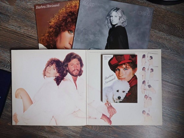 3db Barbra Streisand lemez + letrajzi knyv