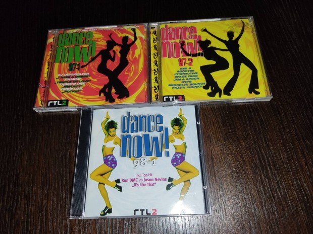 3db Dance Now Duplalemezes CD egyben (1997/1998)