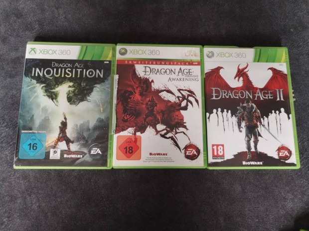 3db Dragon Age Xbox 360 jtk egyben 