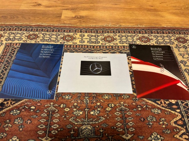 3db Mercedes Benz katalógus, prospektus, brosúra, hirdetési anyag