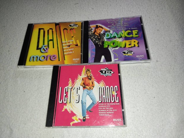 3db More Dance/ Dance Power/Let's Dance CD egyben (3 lemez) 