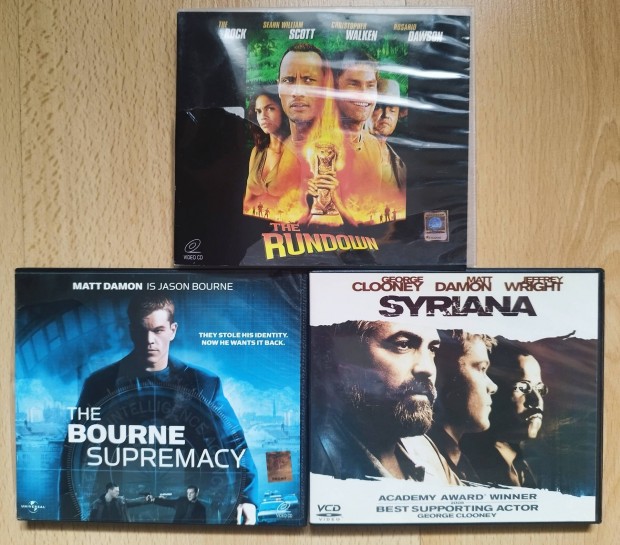3db Videó CD egyben