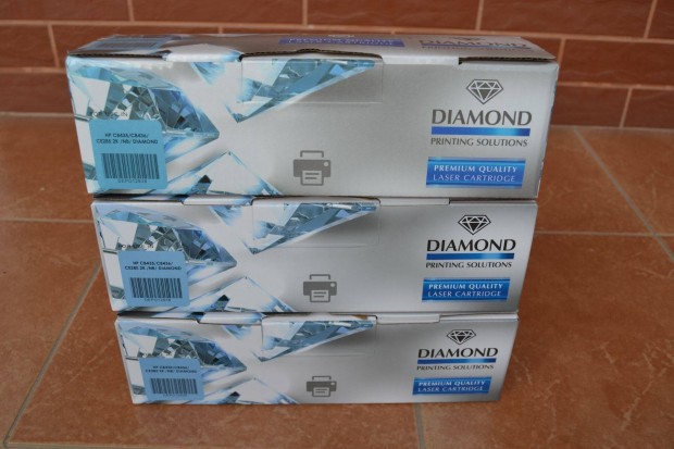 3db egybe HP CB435 CB436 CE285 2K kompatibilis toner Diamond