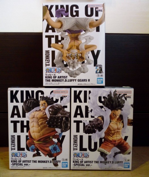 3db j bontatlan King of Artist One Piece Luffy figura