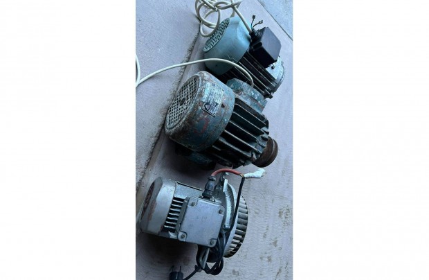 3db villany / elektro motor 750W 750W 180W 220/380V