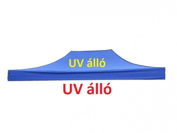 3x4,5 UV llbb kk tetponyva kerti pavilonhoz rendezvny piaci