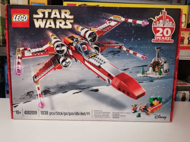 4002019 Lego Star Wars Karcsonyi X-wing j, bontatlan