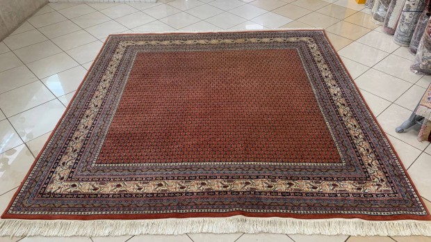 4015 Hindu Mir kézi csomó gyapjú perzsa négyzet szőnyeg 250X250CM