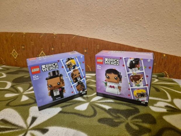 40384+40383 LEGO Eskvi brickheadzek (bontatlan)