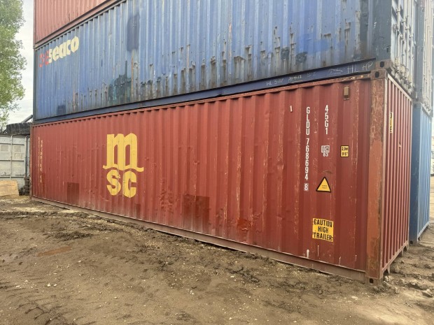 40'DC és 40'HC Tengeri Konténer Több Színben!