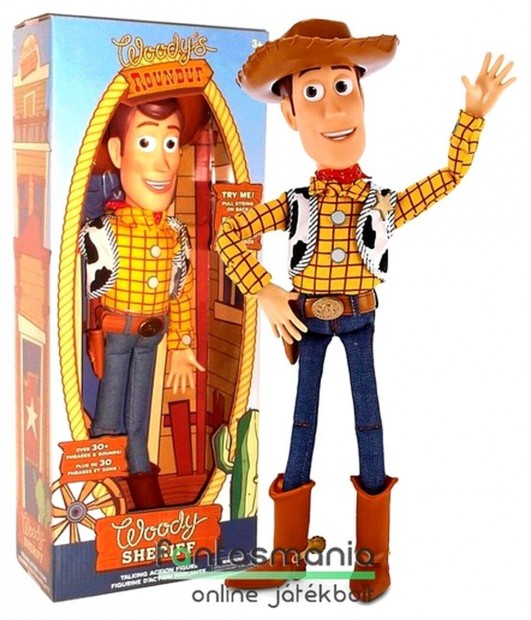 40 cm Toy Story beszl Woody Vudi Sheriff figura kalappal