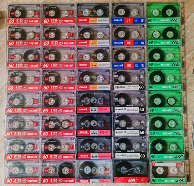 40 db Maxell normal magnókazetta egyben eladó