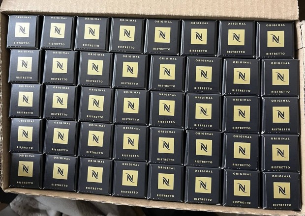 40 doboz Nespresso Ristretto kvkapszula