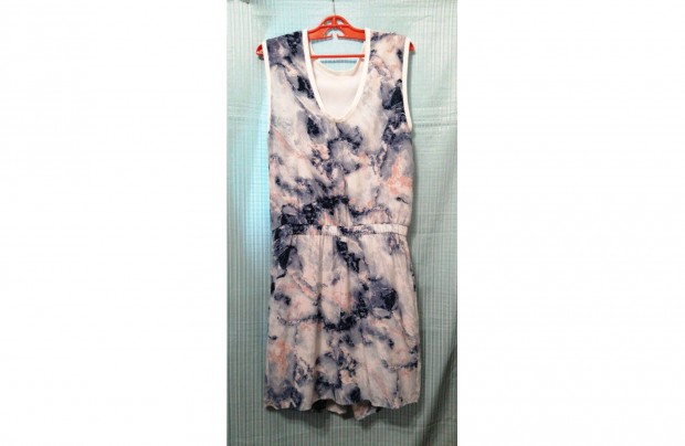 40-es női nyári ruha, 100 % silk, viszkóz béléssel