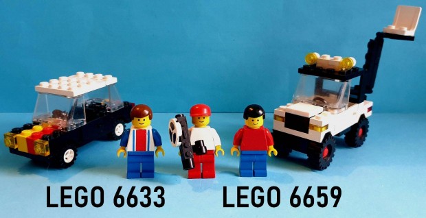 40 ves LEGO Legoland 6633 Family Car, 6659 TV Camera Crew