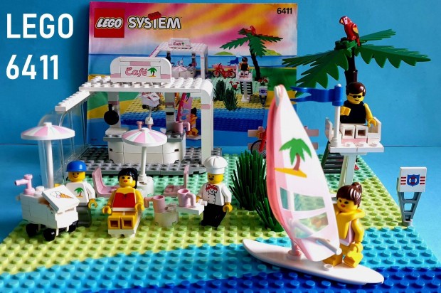 40 ves LEGO Paradisa 6411 Sand Dollar Cafe 1992, hinytalan, tmutat