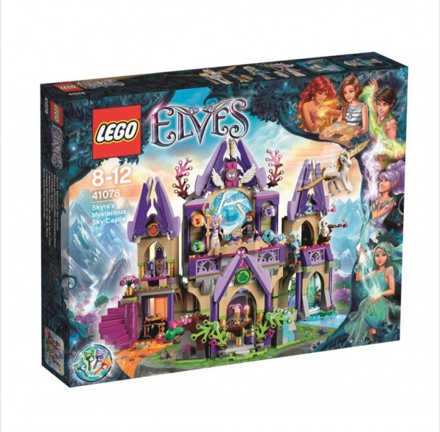 41078 LEGO Elves - Skyra titkzatos gi palotja / bontott, gynyr!