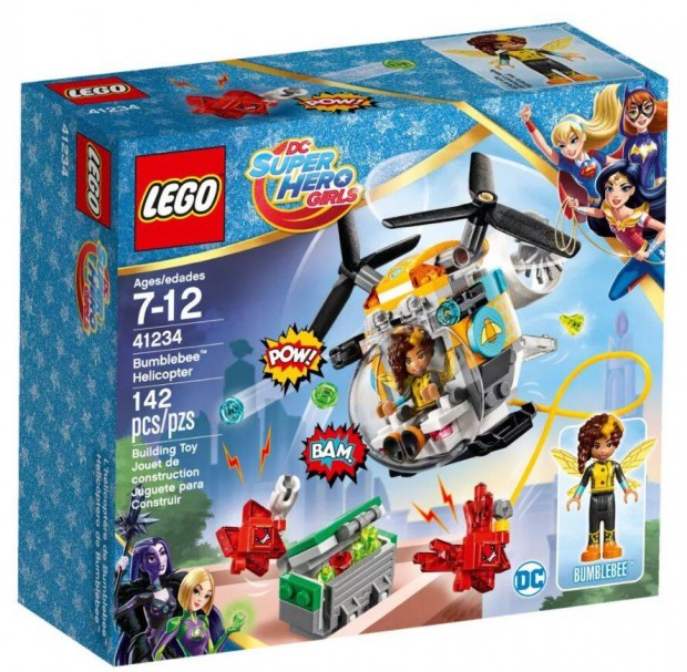 41234 LEGO Super Hero Girls Bumblebee helikoptere / bontott, gynyr