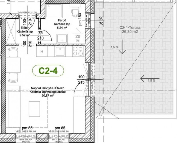 41 nm-es lak�s elad� Lev�l