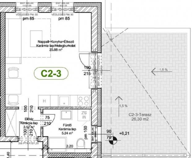 41 nm-es lak�s elad� Lev�l